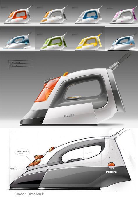 Industrial Design Sketch Photoshop Product Design, 2d Rendering, Le Manoosh, Digital Sketching, Product Sketch, Graphic Tablet, Electric Iron, Photoshop Sketch, Design Sketching