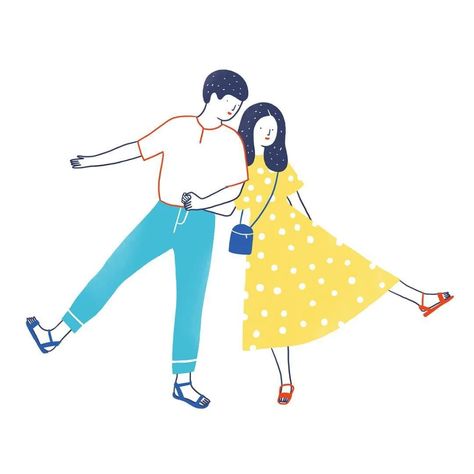 Paar Illustration, 강아지 그림, Wedding Illustration, 인물 드로잉, Couple Illustration, Abstract Illustration, Simple Illustration, Cute Couple Art, People Illustration