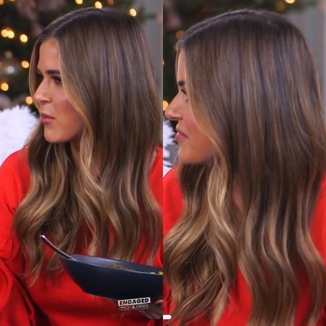 Jojo Fletcher Hair, Fletcher Hair, Jojo Hair, Jojo Fletcher, January Nails, Brunette Balayage, Castle Aesthetic, Costume Noir, Brunette Balayage Hair