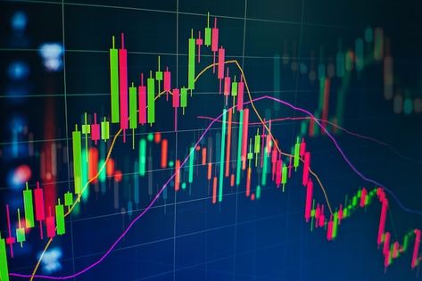 Forex trading graph and candlestick char... | Premium Photo Trading Graph, Finance Background, Background For Business, Financial Investment, Candlestick Chart, Tech Background, Financial Instrument, Trading Charts, Bar Graphs