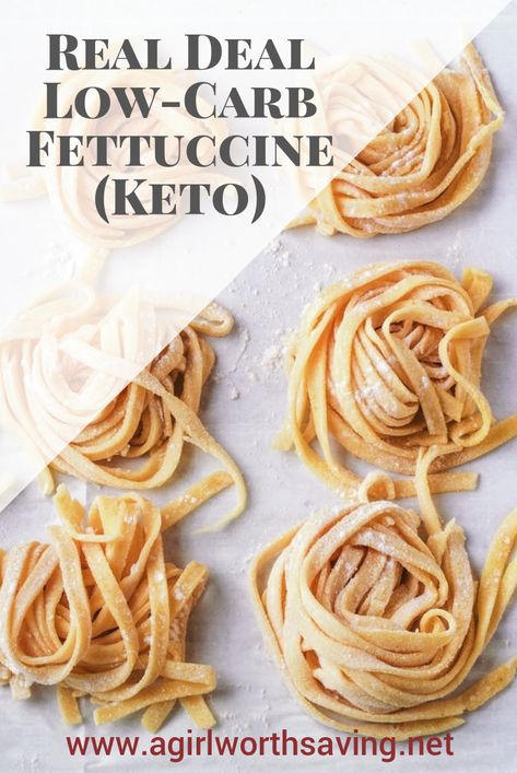 This low carb and keto fettuccine noodle recipe is a dream. It tastes just like the real deal and you will never miss pasta again! Carbless Pasta, Low Carb Homemade Pasta, Low Carb Pasta Noodles, Keto Fettuccine Noodles, Lupin Flour Noodles, Keto Noodle Recipes, Keto Pasta Noodles, Lupin Flour Recipes Low Carb, Keto Pasta