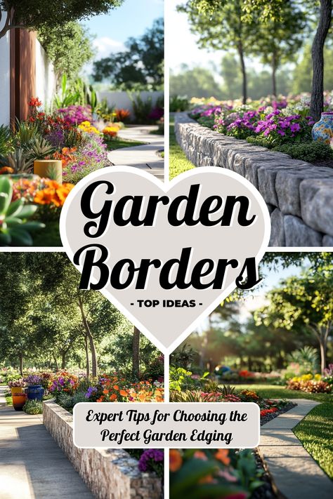 ♥ Are you looking to enhance your garden with beautiful borders? Explore these stunning cottage garden borders filled with a variety of garden border plants. Get inspired by these small garden border ideas and elevate your outdoor space with creative garden border edging. 🌸🌿 #gardenborder #cottagegarden #gardenideas #flowerbed #DIYgarden #gardendesign Small Garden Border, Small Garden Borders, Garden Border Ideas, Garden Border Plants, Flower Garden Borders, Cottage Garden Borders, Garden Border Edging, Flower Bed Plants, Flower Bed Designs