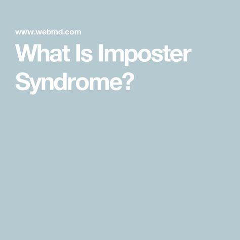 What Is Imposter Syndrome? Venus And Serena Williams, Podcast Topics, Tech Career, American Psychological Association, Imposter Syndrome, Good Morning Britain, Job Satisfaction, Clinical Psychology, A Thought