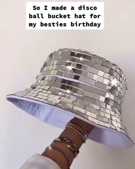 Want to look your best at your next party? 🎩Head Turning Hat [Video] in 2022 | Hats, Timeless fashion, Turn ons Bucket Hat Aesthetic, Afrika Burn, Mirrored Tile, Unusual Clothes, Trendy Hat, Funny Hats, Festival Costumes, Diy Hat, Hat Ideas