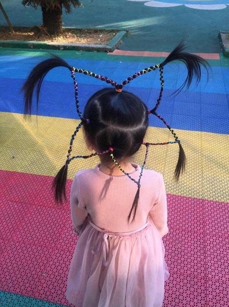 Little Kid Hairstyles, Hair For Events, Weird Hairstyles, Funny Hairstyles, Hair Fails, Magical Hair, Up Hairdos, Crazy Hat Day, Wacky Hair