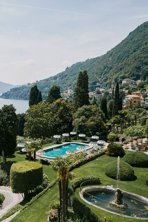 Time spent here is much about just lingering in a place of beauty. This is Lake Como's most beautiful new hotel. Grand Hotel Tremezzo, Comer See, Italian Riviera, Lake Como Italy, Como Italy, Spring Trip, Grand Hotel, Dream Vacation, Lake Como