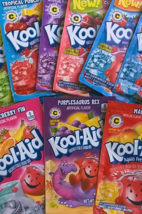 Kool Aid Hair Dye, Kool Aid Flavors, Kool Aid Hair, Gourmet Lollipops, Kids Hair Color, Dyeing Hair, Diy Hair Dye, Kids Activities At Home, Hair Dye Tips