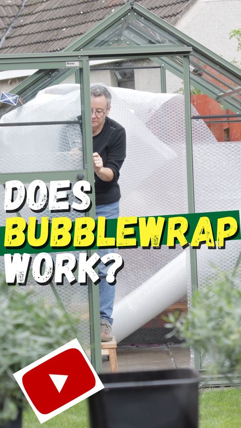 Greenhouse Insulation Bubble Wrap, Harbor Freight Greenhouse, Bubble Wrap Insulation, The Greenhouse, Good Time, Bubble Wrap, A Month, Insulation, Things To Think About