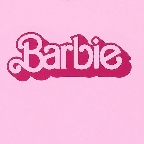 Barbie Logo Aesthetic, Barbie Merchandise, Barbie T Shirt, Barbie Lego, Comfortable Summer Outfits, Barbie Gifts, Barbie Top, Barbie Logo, Barbie Images