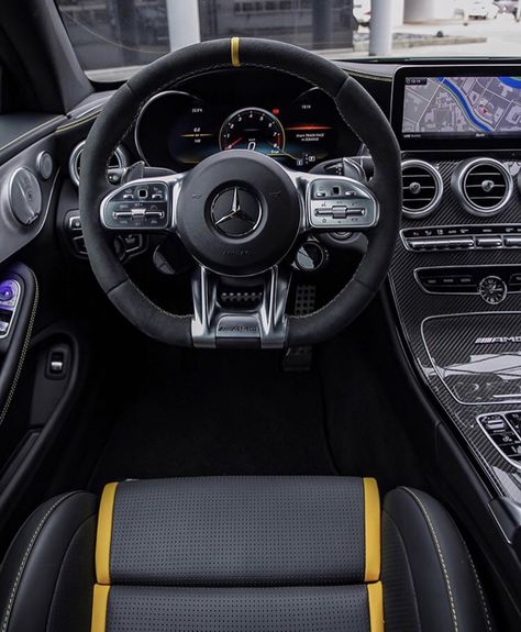 ///AMG C63s Coupe Interior Mercedes Interior, Commercial Signage, Mercedes C63 Amg, Luxury Lifestyle Aesthetic, Amg Car, Mercedes Benz C63, Dream Cars Mercedes, Mercedes Cls, Top Luxury Cars