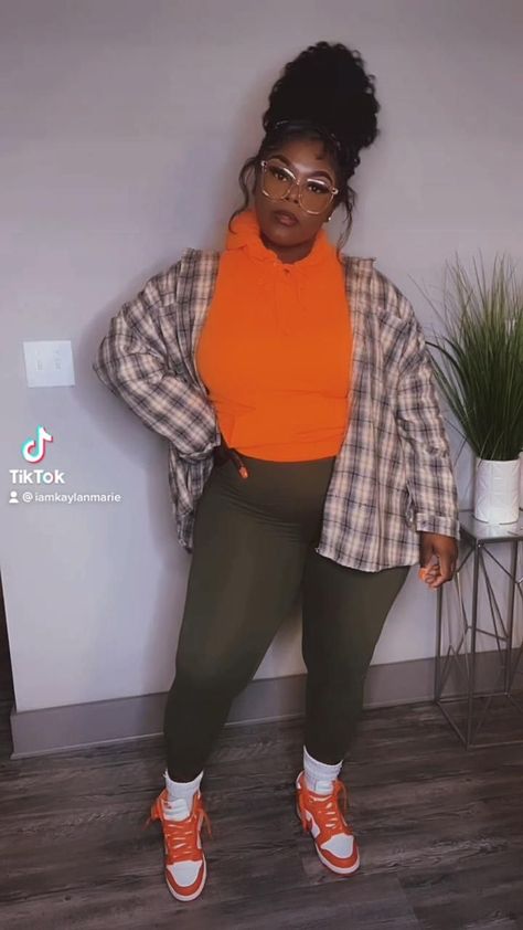 Plus Size Varsity Jacket Outfit, Fall Outfits Women Black Woman Sneakers, Plus Size Chill Outfits Fall, Dentist Outfit Going To The, Womens Winter Dress Outfits, First Date Outfit Winter Plus Size, Plus Size Fall Baddie Outfits, Fall Plus Size Outfits 2022 Black Women, Plus Size Dunks Outfit