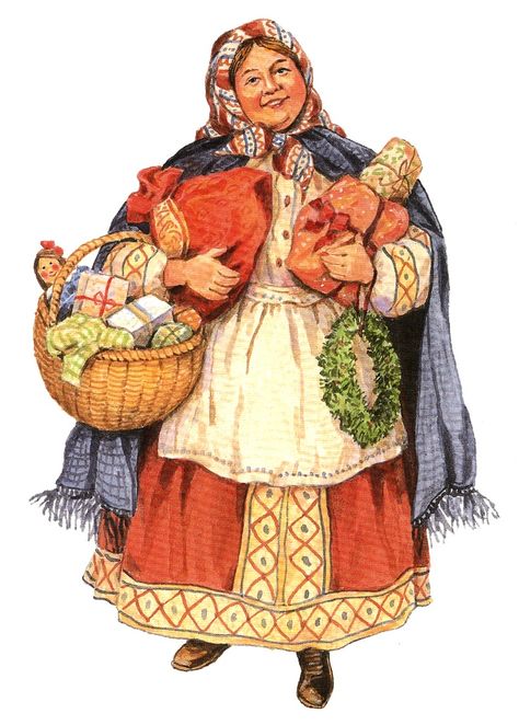 befana italy | Italy, Babushka / Befana | Santa Claus Russian Christmas Traditions, Russian Christmas Cards, Solstice Festival, Winter Festival, Three Kings, Wise Men, Russian Recipes, Christian Christmas, Historical Art