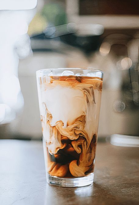 Iced Coffee With Coconut Milk, Coconut Milk Coffee Recipes, Coffee With Coconut Milk, Thai Iced Coffee, Thai Coffee, Coconut Milk Coffee, Condensed Coconut Milk, Moon Milk, Business Vision