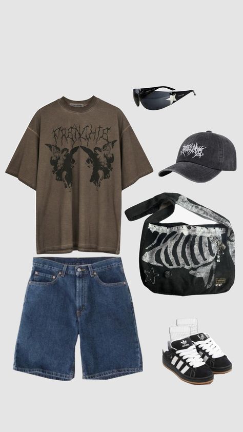 otfit i made #oufit #grunge Lounge Grunge Outfits, Comfy Grunge Outfits, Comfy Grunge, Summer Grunge Outfits, Outfit Verano, Grunge Summer, Grunge Fashion Soft, Soft Grunge, Fit Inspo