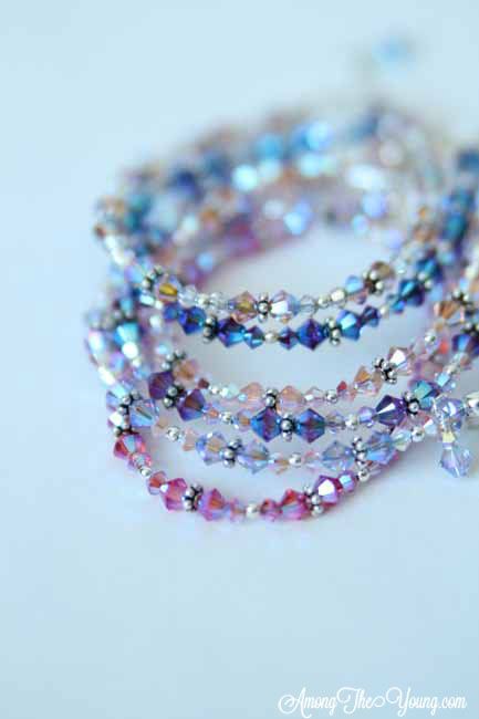 I recently made 20+ Swarovski crystal bracelets for the sweetest lady and had to share how pretty they turned out. Sequin Gloves, Crystal Jewelry Diy, Silver Jewelry Diy, Swarovski Crystal Jewelry, Swarovski Crystal Bracelet, Diy Crystals, General Crafts, Bracelet Ideas, Bead Bracelets