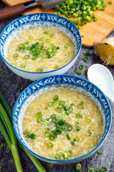 Egg Drop Soup Pozole Verde, Egg Soup, Closet Cooking, Asian Soups, Egg Drop Soup, Egg Drop, Asian Soup, Soups Stews Chilis, Soup And Stew