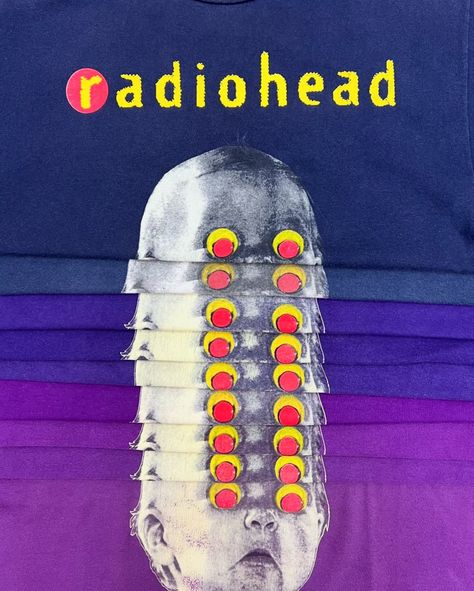 Collection of Vintage Radiohead Pablo Honey tour tees via @soldtheworlds Radiohead Pablo Honey, Pablo Honey, Radiohead, Honey, Quick Saves