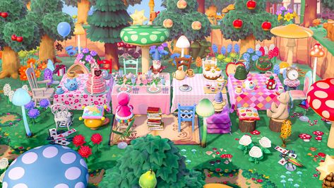 Kidcore Island, Acnh Kidcore, Motif Acnl, Ac New Leaf, Animal Crossing Guide, Qr Codes Animal Crossing, Island Theme, Animals Crossing, Island Decor