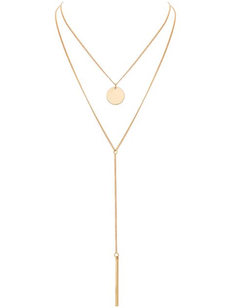 Long necklaces gold