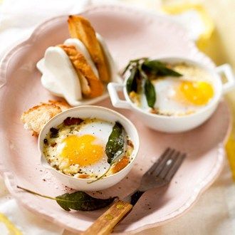 Baked Duck Eggs - Egg Recipes Recipes With Duck, Duck Egg Recipe, Recipes Using Duck Eggs, Duck Eggs, Egg Recipe, Egg Recipes For Breakfast, Duck Recipes, Weekend Breakfast, Perfect Breakfast