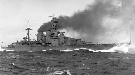 HMS Hood Vs. The Bismarck – Battle Of The Gigantic Battleships Real WWII Film | World War Wings Videos Sink The Bismarck, Hms Hood, Royal Navy Ships, Foggy Weather, Heavy Cruiser, Capital Ship, Naval History, Navy Ships, Royal Navy