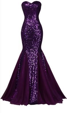 Purple Prom Dress Mermaid, Dark Purple Prom Dresses, Prom Dresses Long Strapless, Mermaid Purple, Purple Evening Dress, Mermaid Evening Gown, Purple Mermaid, Long Cocktail Dress, Purple Prom Dress