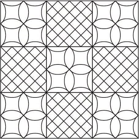 Quilt Lines Pattern, Quilting Ideas Machine, Square Quilting Designs, Simple Elegant Quilt Pattern, Quilting Designs For Rectangles, Free Motion Quilting Designs For Squares, Ruler Work Quilting Patterns, Continuous Line Quilting Designs Free, Quilting Motifs For Squares