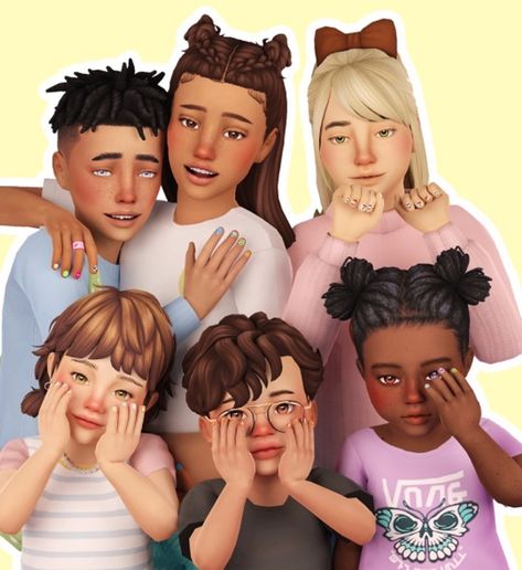 Four One Direction, Sims 4 Nails, Sims Baby, Pelo Sims, The Sims 4 Packs, Sims 4 Children, Sims 4 Mm Cc, Tumblr Sims 4, Sims 4 Cc Folder