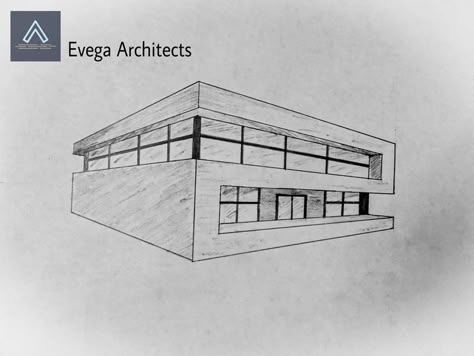 Simple modern house front elevation design sketch Simple House Sketch, Dream House Sketch, Buildings Sketch Architecture, Simple Modern House, Modern House Front Elevation, House Front Elevation Design, House Design Drawing, House Front Elevation, Front Elevation Design