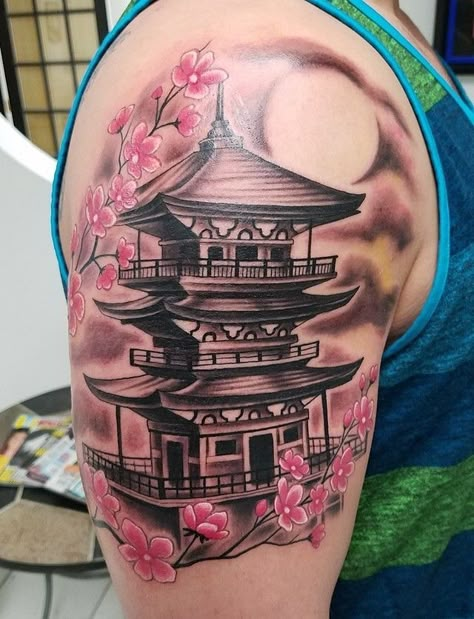 Pin de Joanne Duggan em alan tatoo em 2022 | Montagem de tatuagem, Tatuagem underbust, Tatuagem Pagoda Tattoo, Japanese Temple Tattoo, Tattoo Black Women, Hexagon Tattoo, Butterfly Tattoos Images, Japanese Tattoos For Men, Full Hand Tattoo, Temple Tattoo, Fake Tattoo Sleeves