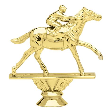 4-1/4 Inch Gold Plastic Horse Racing Trophy Figure Derby Tablescape, Kentucky Derby Tablescape, Kentucky Derby Gala, Ring Dunk, Derby Gala, Derby Themed Party, Racing Trophy, Kentucky Derby Themed Party, Kentucky Derby Party Decorations