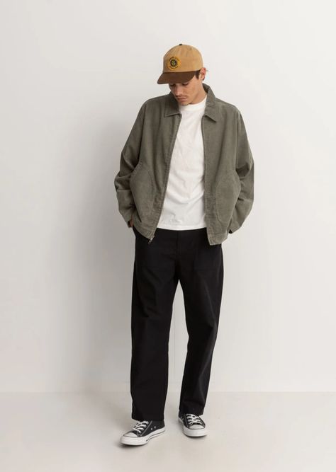 Built in 100% cotton corduroy and featuring patch hand pockets and cuff adjustments, the Cord Utility Jacket is your easy-wearing staple that'll last through the seasons. 100% Cotton Machine wash Cheap Men's Workwear Shacket, Affordable Green Men's Outerwear, Cheap Men's Shacket For Workwear, Affordable Collared Men's Shacket, Cute Men’s Outfits, On Point Fresh, Corduroy Mens Outfit, Men’s Winter Fit, Fashion Outfits For Men Casual