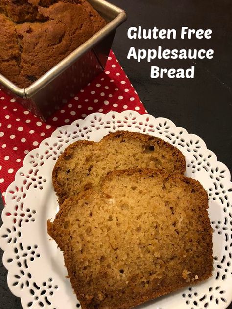 Applesauce Bread Recipe, Gluten Free Quick Bread, Canned Applesauce, Applesauce Bread, Lemon Poppyseed Bread, Old Fashioned Recipe, Gluten Free Kitchen, Lemon Bread, Gluten Free Banana Bread