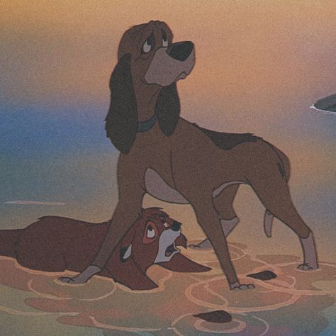 Tod And Copper Matching Pfp, Tod Fox And The Hound, Fox And The Hound Aesthetic, What Are Friends, Disney Icons, The Hound, Disney Background, Cute Disney Pictures, Cat Sketch