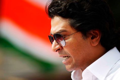 Two things were most notable when Maharashtra Navnirman Sena president Raj Thackeray spoke at the Azad Maidan rally on Tuesday: he clearly didn't want to hurt his Muslim support base in the state and wanted to create a new constituency amongst Maharashtra's police cadre, reports Prasanna D Zore. Raj Thakre Hd Images, Raj Thackeray, Bal Thackeray, Joker Hd Wallpaper, Birthday Background Images, Rain Wallpapers, Photoshop Design Ideas, Love Background Images, Download Background