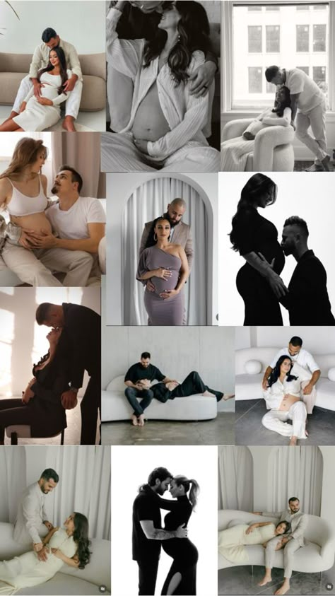 Maternity Pictures Outfits, Couple Pregnancy Pictures, Christmas Pregnancy Photos, Indoor Maternity Shoot, Maternity Shoot Poses, Photo Pregnant, Indoor Maternity Photos, Indoor Maternity Photography, Pregnancy Poses