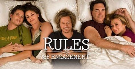 Rules of Engagement Bianca Kajlich, Patrick Warburton, Oliver Hudson, Target Image, Rules Of Engagement, Engagement Season, Great Tv Shows, Music Tv, Best Tv