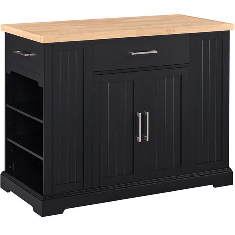 Red Barrel Studio® Solid Wood Kitchen Island & Reviews | Wayfair Kitchen Island With Drawers, Utility Kitchen, Kitchen Storage Units, Rolling Kitchen Cart, Kitchen Island On Wheels, Rolling Kitchen Island, Modern Storage Cabinet, Storage Cabinet With Drawers, Solid Wood Kitchens