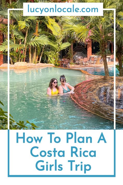 How To Plan a Costa Rica Girls Trip: where to stay, what to do, when to go, what to pack, suggested itineraries, and more! #travel #travelblog #blog #blogger #travelblogger #destination #vacation #visit #trip #planatrip #costarica #centralamerica #planatrip #girlstrip #girlfriendgetaway #motherdaughter #howtoplan #wheretostay #whentogo #whattodo #whattopack #whattobring #summervacationideas Costa Rica Girls Trip, Instagramable Places, Travel Central America, Costa Rica Resorts, Summer Vacation Ideas, Working Abroad, Paid To Travel, Destination Vacation, Girl Trip