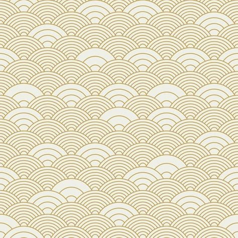 Premium Vector | Seamless geometric pattern. japanese waves. radial lines. Japanese Tattoo Illustration, Asian Textiles Pattern, Chinese Waves Pattern, Premium Pattern Design, Japanese Design Pattern, Chinese Textile Pattern, Japanese Pattern Background, Japanese Texture Pattern, Asian Cloud Pattern