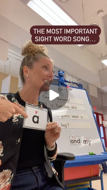 Sight Word A Activities, How To Teach Phonics To Preschoolers, Teaching Heart Words, How To Teach Sight Words Kindergarten, Tricky Words Activities, Irregular Words, Kindergarten Reading Centers, Sight Word Songs, Sight Words Activities