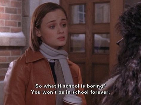 But do plan for the future, because it will come sooner than you think. | The Unofficial Guide To College, According To Rory Gilmore School Is Boring, Rory Gilmore Quotes, Gilmore Quotes, Gilmore Girls Quotes, Gilmore Girl, This Is Your Life, Senior Quotes, Study Quotes, Rory Gilmore