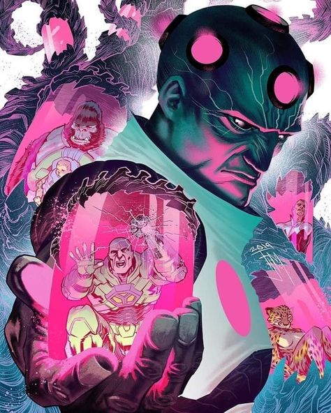 Brainiac Dc Pictures, Book Villains, Francis Manapul, Legion Of Doom, Art Dc Comics, Form Board, Modern Myth, Comics Characters, Superman Art