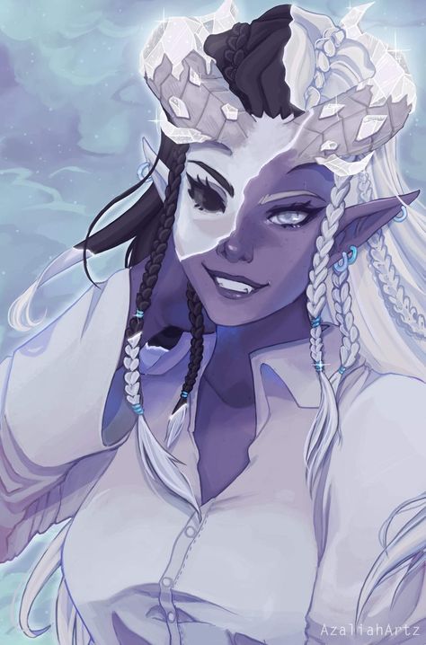 God Of Life, Dungeons And Dragons Characters, Dnd Art, Female Character Design, Character Creation, Dnd Characters, Character Portraits, Creature Art, White Hair