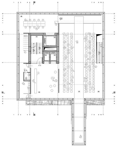 Tokyo Fashion Museum Proposal / MUS Architects,runway level plan Museum Proposal, Catwalk Design, Fashionshow Runway, Museum Plan, Fashion Museum, Tokyo Museum, Architecture Design Process, Fashion Showroom, Museum Interior