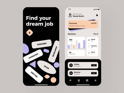 Mobile App Animation, 2023 Lessons, Best App Design, App Animation, Application Ui Design, Web Design Ux Ui, Mobile Ui Patterns, Mobile App Design Inspiration, App Interface Design