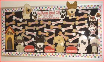 Search Result: Bulletin dog - TeachersPayTeachers.com Dog Bulletin Board, Dog Theme Classroom, Theme Classroom Ideas, Dog Classroom, History Bulletin Boards, 1st Grade Math Games, Elementary Bulletin Boards, Fact Practice, Math Fact Practice