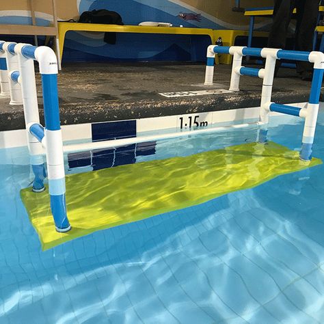 Fiberglass In-Pool Hanging Swim Teaching Bench Swim Equipment, Pool Platform, Pool Inflatables, Pull Buoys, Pvc Pool, Swimming Pool Equipment, Pool Pictures, Portable Pools, Pool Kits