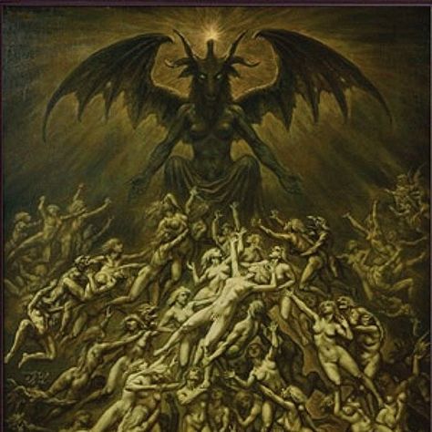 Dark Art & Craft on Instagram: “'El Sacrificio de Cannunas' 1979 by Johfra Bosschart, a master surrealist painter. Johfra's visuals stem from studies in mysticism,…” Extreme Metal, Ange Demon, Art Tumblr, Macabre Art, Occult Art, Demon Art, August 12, Angels And Demons, Gothic Art