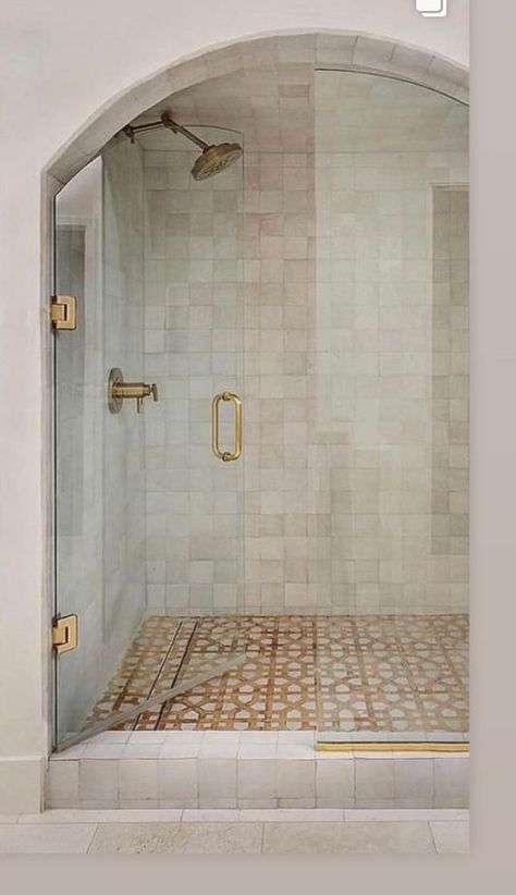 Medditeranean Style Home, Spanish Revival Bathroom, Spanish Bathroom, Master Shower, Spanish Style Home, Master Bath Remodel, Ranch Style Home, Upstairs Bathrooms, Bathroom Renos